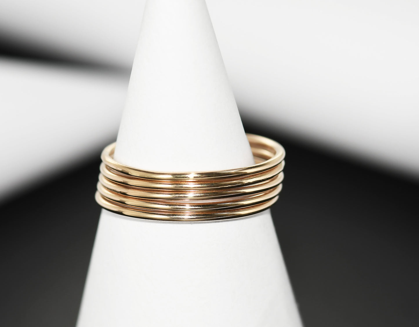 Smooth Stacking Ring/ Thin Stacking Ring/Dainty Tiny Ring/Minimalist Ring /925 Sterling Silver/Gold Filled/Rose Gold